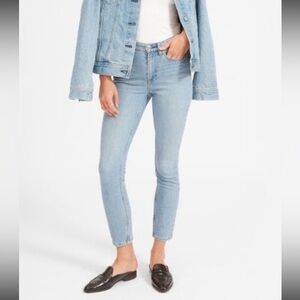 Everlane The High Rise Skinny Jean Light Blue